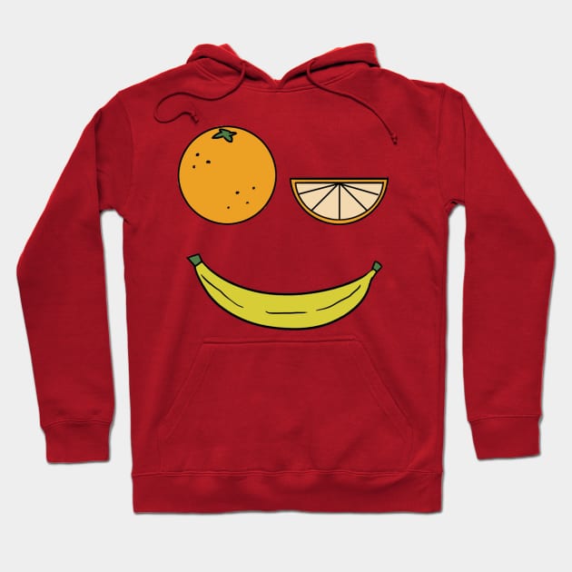 Oranges and Banana Hoodie by Hylidia